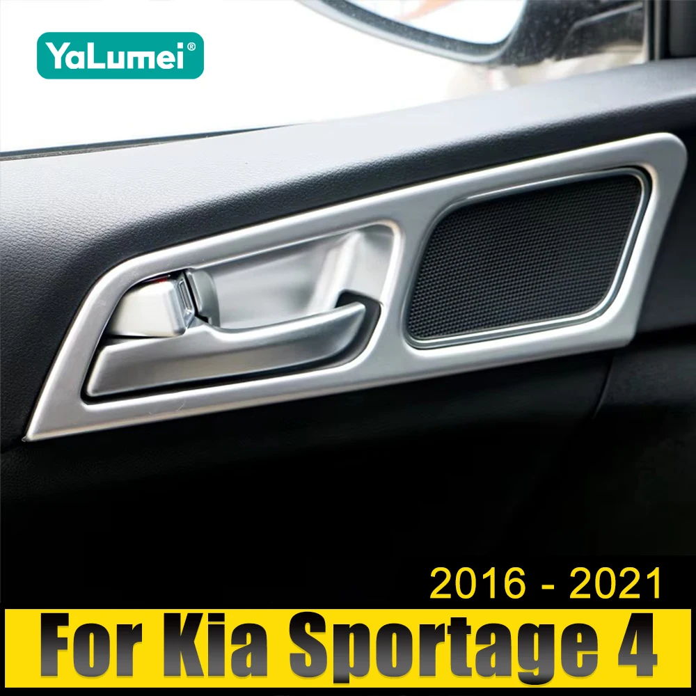 For Kia Sportage 4 QL 2016 2017 2018 2019 2020 2021 ABS Car Inner Door Bowl Handle Frame Trim Case Cover Stickers Accessories
For Kia Sportage 4 QL 2016 2017 2018 2019 2020 2021 ABS Car Inner Door Bowl Handle Frame Trim Case Cover Stickers Accessories
