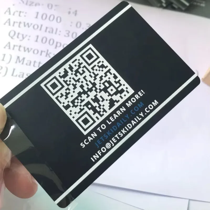 Factory Price Customized Chip Credit Card Size Blank Metak Membership Card Black Metal Business Card With QR Code
Factory Price Customized Chip Credit Card Size Blank Metak Membership Card Black Metal Business Card With QR Code