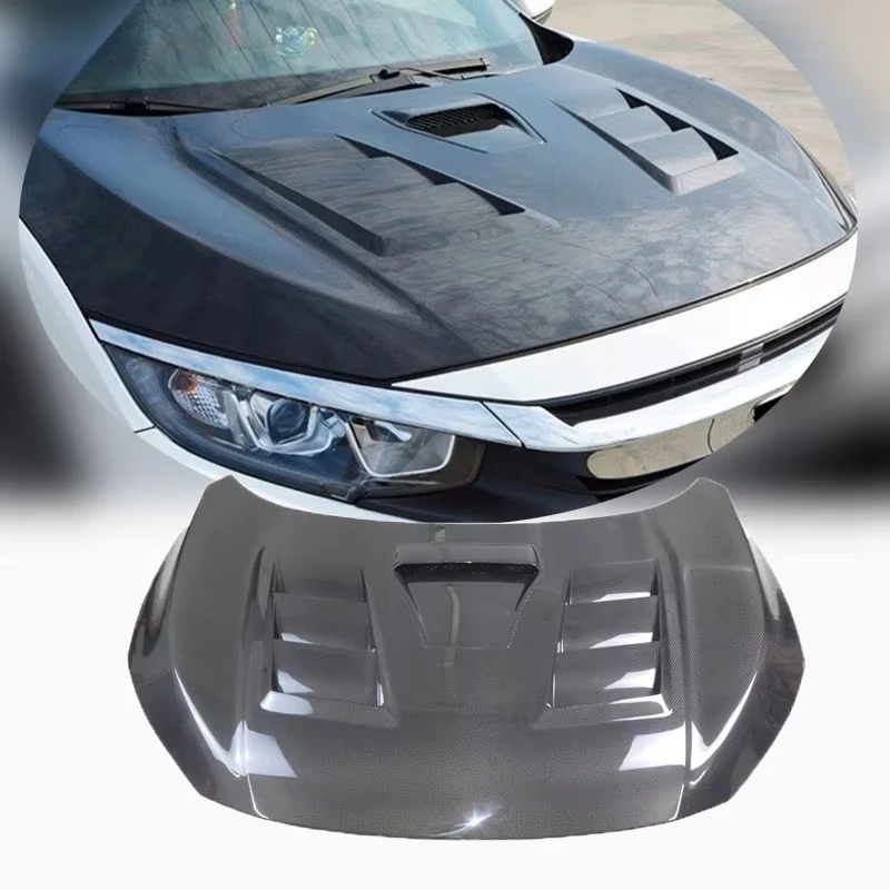 Carbon Fiber Front Engine Hood Bonnet For Honda For Civic 10th Generation 2016-2020 New Condition Fits FK8 FK7 Models 16-21
Carbon Fiber Front Engine Hood Bonnet For Honda For Civic 10th Generation 2016-2020 New Condition Fits FK8 FK7 Models 16-21