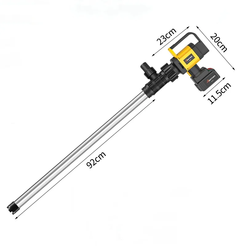 Portable battery-powered barrel pump, highly efficient cordless, ideal for industrial and domestic use
Portable battery-powered barrel pump, highly efficient cordless, ideal for industrial and domestic use