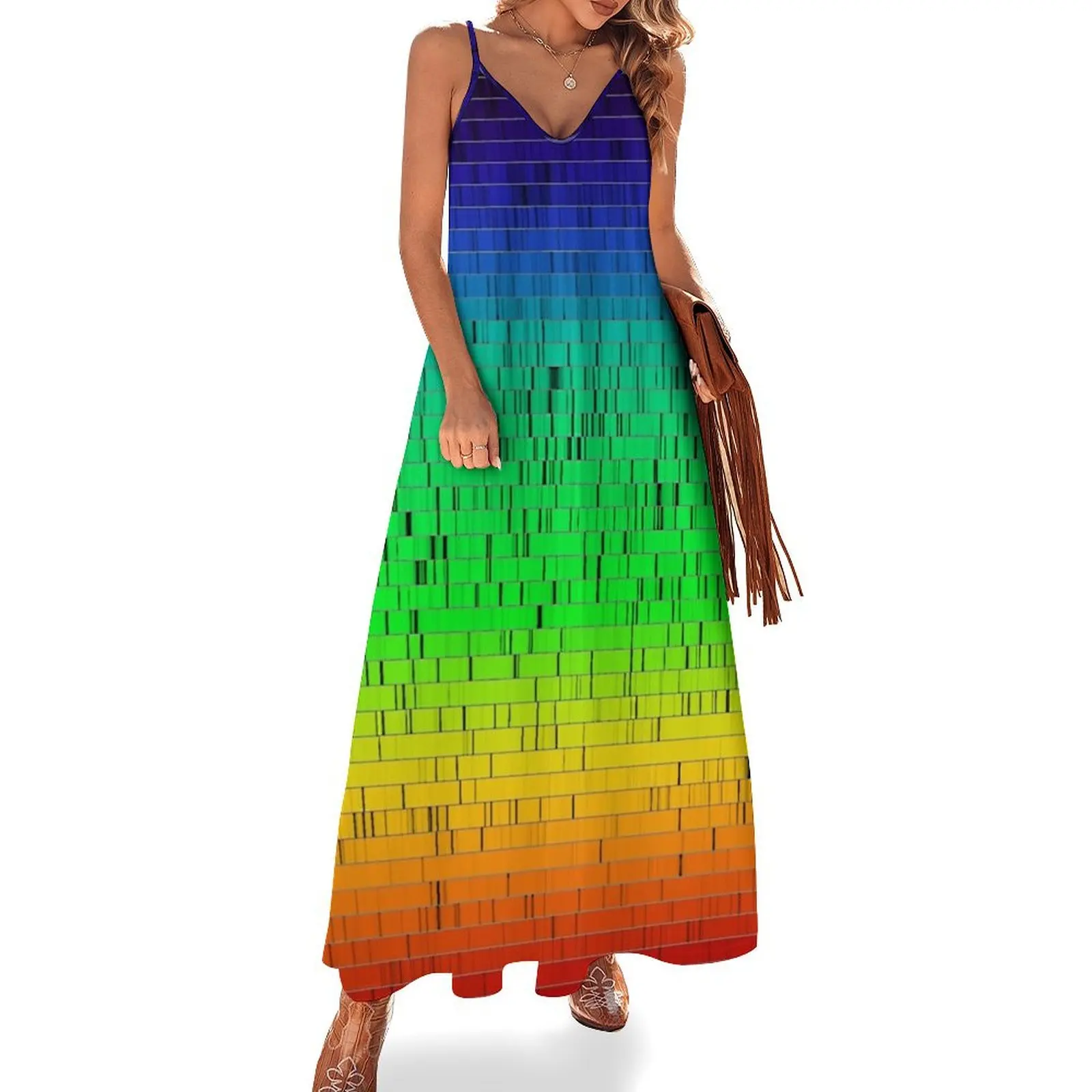 Solar Spectrum, Visible Light Sleeveless Long Dress Dress woman elegant chic wedding evening dresses Dress
Solar Spectrum, Visible Light Sleeveless Long Dress Dress woman elegant chic wedding evening dresses Dress