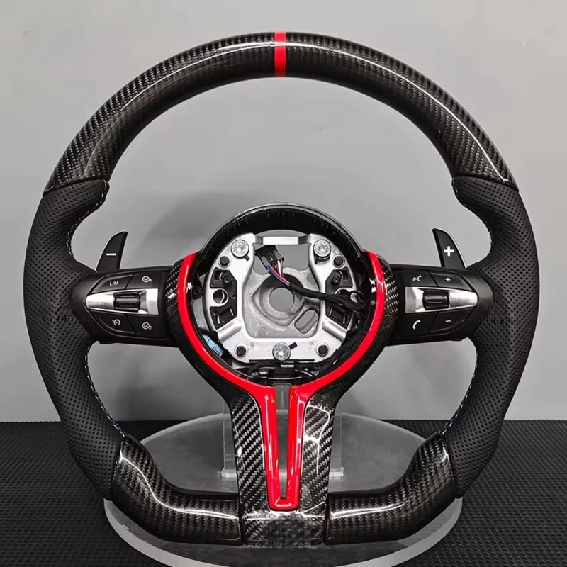 Customized Carbon Fiber Leather Car Steering Wheel For BMW F10 F30 F05 F12 F20 M3 M5 M6 E70 E90 Steering Wheel Accessories
Customized Carbon Fiber Leather Car Steering Wheel For BMW F10 F30 F05 F12 F20 M3 M5 M6 E70 E90 Steering Wheel Accessories