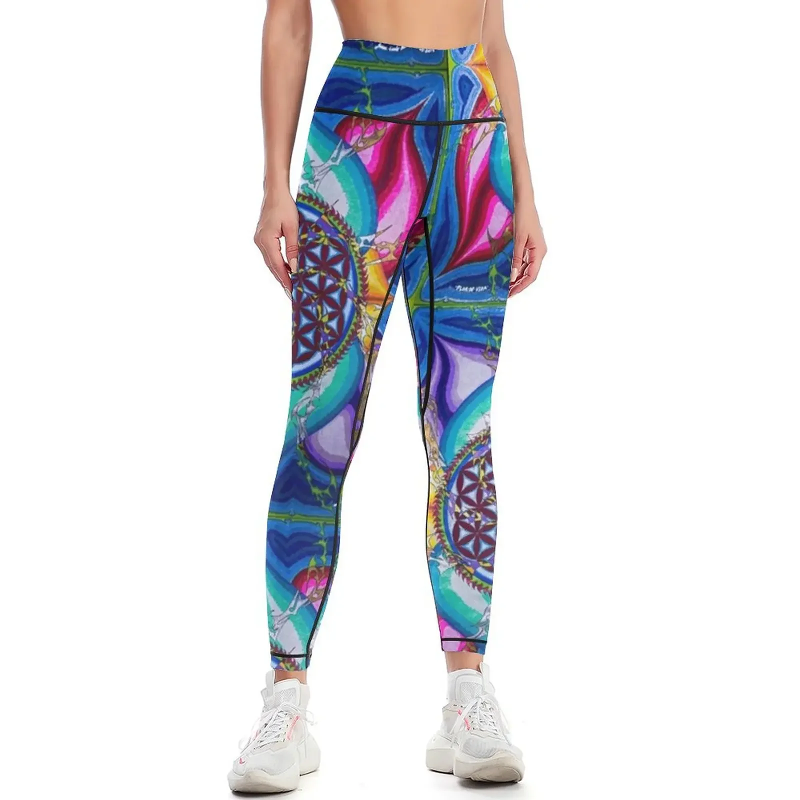 Flor De Vida Leggings Women's trousers Golf wear Women sportwear Sports pants woman Womens Leggings
Flor De Vida Leggings Women's trousers Golf wear Women sportwear Sports pants woman Womens Leggings