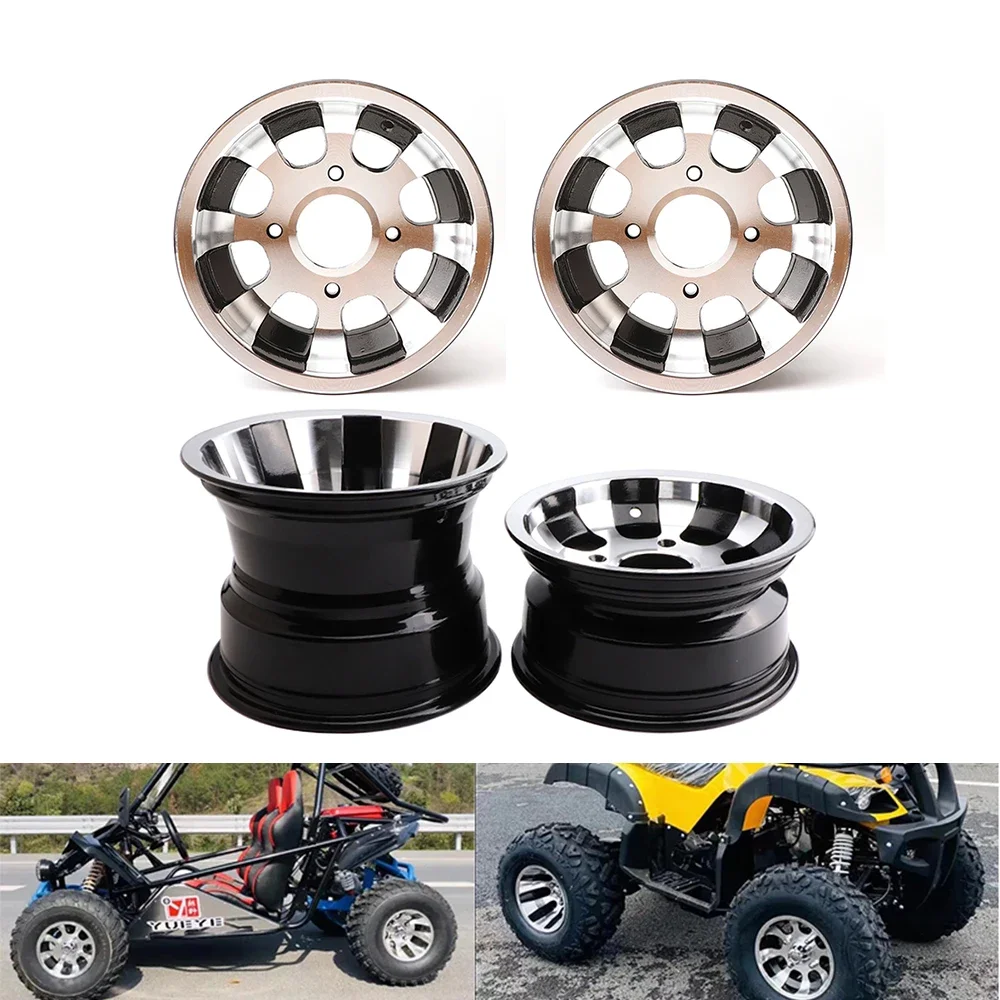 4Pc 10 inch Front & Rear Aluminum Wheel Hub Rims For 150cc 200cc 250cc ATV Go Kart Buggy Golf Cart Quad Bike Replacement Parts
4Pc 10 inch Front & Rear Aluminum Wheel Hub Rims For 150cc 200cc 250cc ATV Go Kart Buggy Golf Cart Quad Bike Replacement Parts