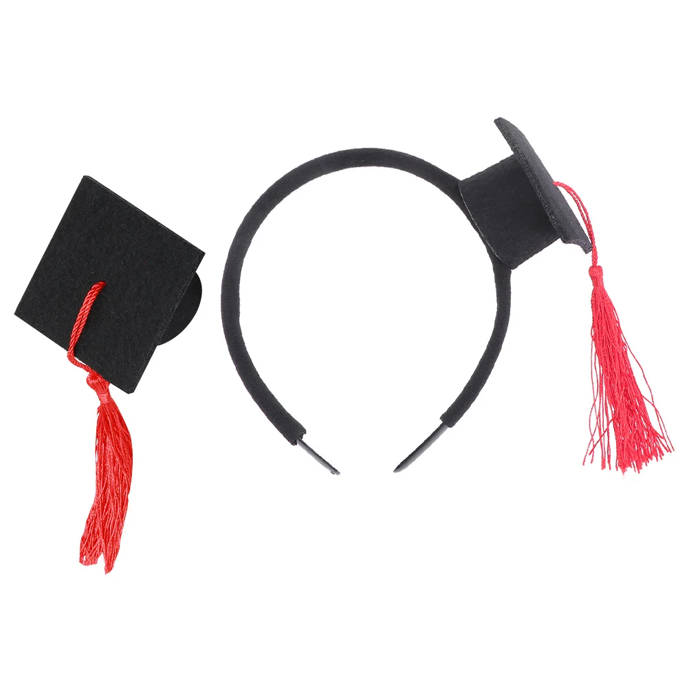 1Set Creative Doctoral Hat Hairband Hairpin Graduation Party Hair Accessories Lightweight Mini Hat Headband Graduation Headdress
1Set Creative Doctoral Hat Hairband Hairpin Graduation Party Hair Accessories Lightweight Mini Hat Headband Graduation Headdress