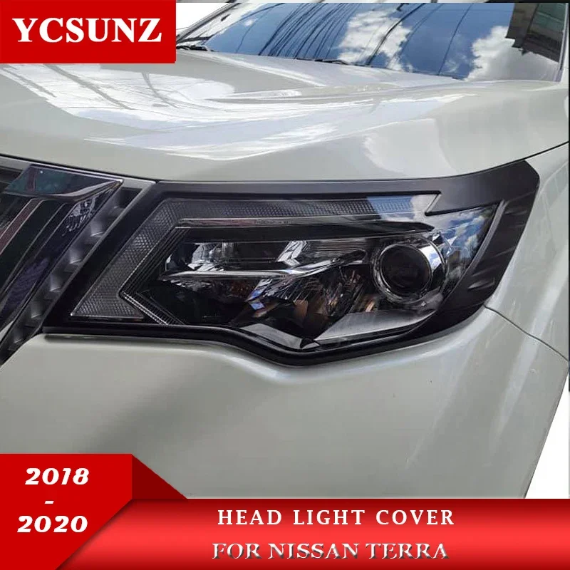 ABS Head light Cover For Nissan Terra 2018 2019 2020 Matte black Front Lamp Hood Car Exterior Parts
ABS Head light Cover For Nissan Terra 2018 2019 2020 Matte black Front Lamp Hood Car Exterior Parts