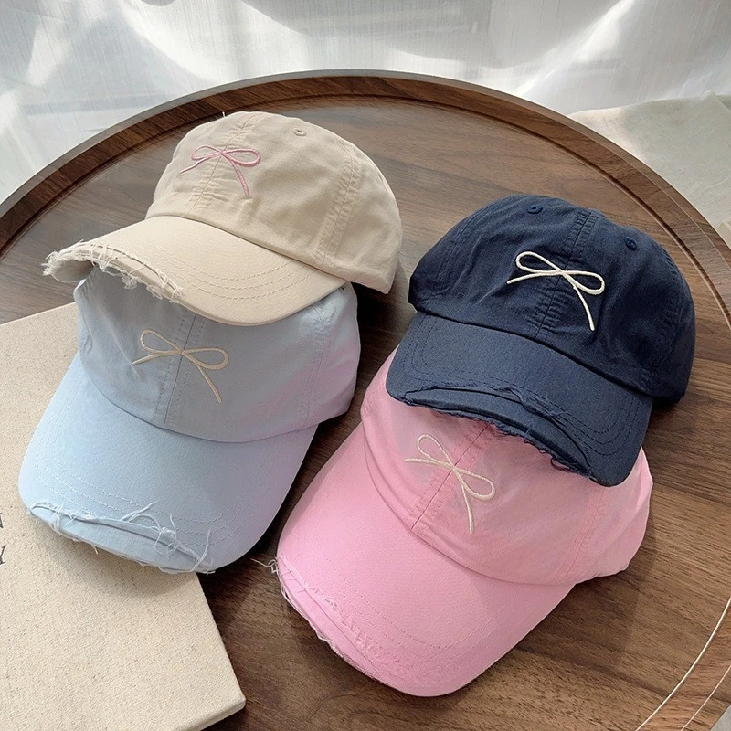 Korean Sweet Ins Style Kids Girl Baseball Cap Bow Embroidery Children Hat Trendy Versatile Spring Summer Soft Sunshade Peak Cap
Korean Sweet Ins Style Kids Girl Baseball Cap Bow Embroidery Children Hat Trendy Versatile Spring Summer Soft Sunshade Peak Cap