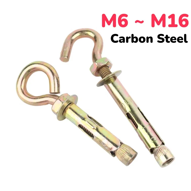 M6 M8 M10 M12 M16 Carbon Steel Color-Zinc Eye Bolt with Ring, Anchor Hook Water Heater Expansion Screw
M6 M8 M10 M12 M16 Carbon Steel Color-Zinc Eye Bolt with Ring, Anchor Hook Water Heater Expansion Screw