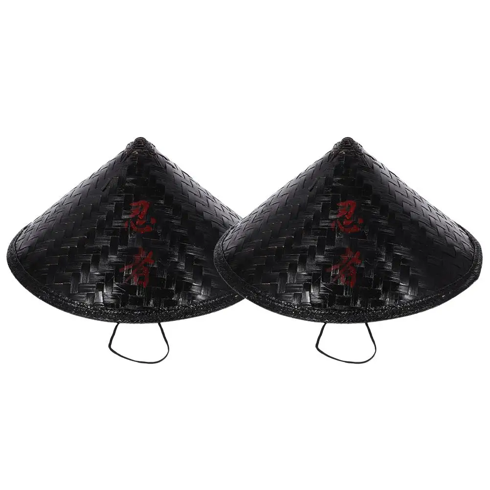 2pcs Ninja Hat 36cm Diameter Bamboo Woven Cosplay Accessory Fashionable Elegant Party Stage Performance Prop Sun Hat
2pcs Ninja Hat 36cm Diameter Bamboo Woven Cosplay Accessory Fashionable Elegant Party Stage Performance Prop Sun Hat