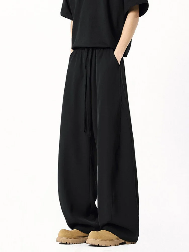 Мужские свободные брюки из ледяного шелка: летние, новые, прямые, струящиеся, повседневные, длинные, дышащие, тонкие, модные, для отдыха
Мужские свободные брюки из ледяного шелка: летние, новые, прямые, струящиеся, повседневные, длинные, дышащие, тонкие, модные, для отдыха