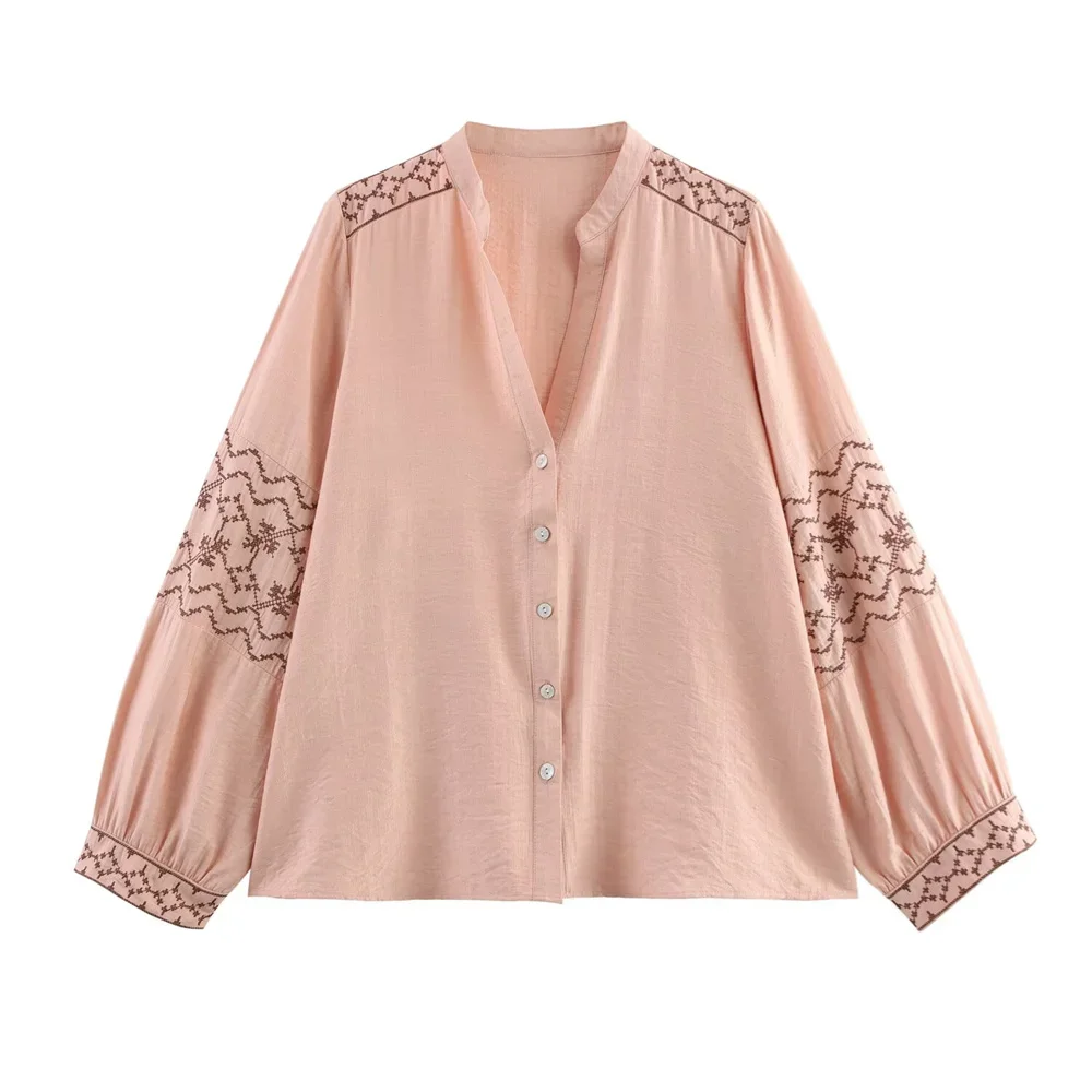 LIBIELIY Women's Embroidered Shirt Collar Buckle Long Sleeve Decoration Spring/Summer New Casual Women's Clothing
LIBIELIY Women's Embroidered Shirt Collar Buckle Long Sleeve Decoration Spring/Summer New Casual Women's Clothing