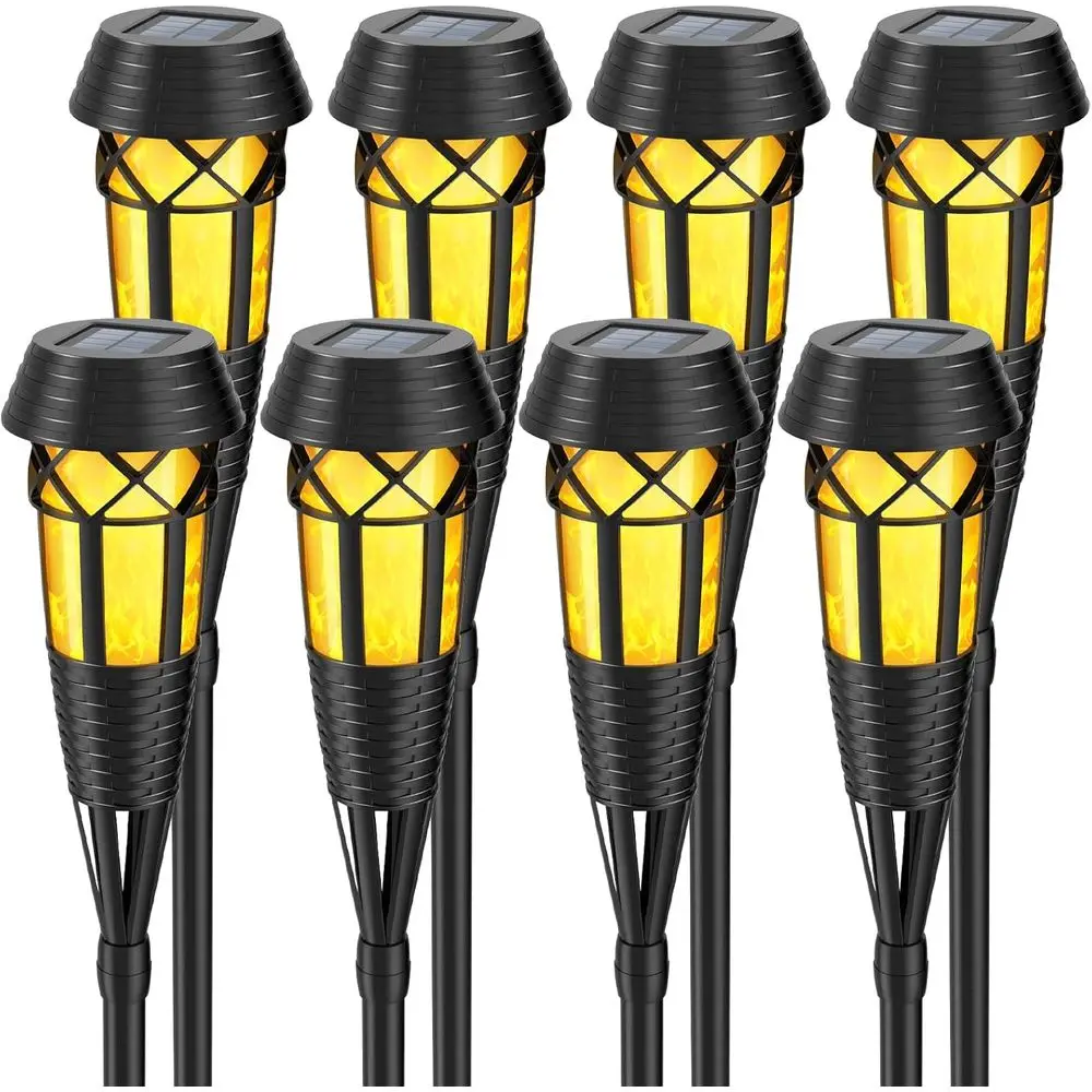 Набор из 8 водонепроницаемых садовых фонарей-факелов для улицы
Набор из 8 водонепроницаемых садовых фонарей-факелов для улицы