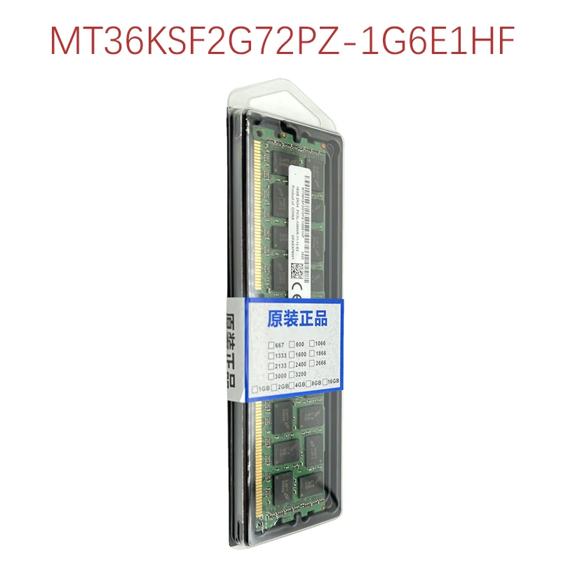 10pcs/lot MT36KSF2G72PZ-1G6E1HF 16GB 2RX4 PC3L-12800R ECC Ensure New in original box. Promised to send in 24 hours
10pcs/lot MT36KSF2G72PZ-1G6E1HF 16GB 2RX4 PC3L-12800R ECC Ensure New in original box. Promised to send in 24 hours