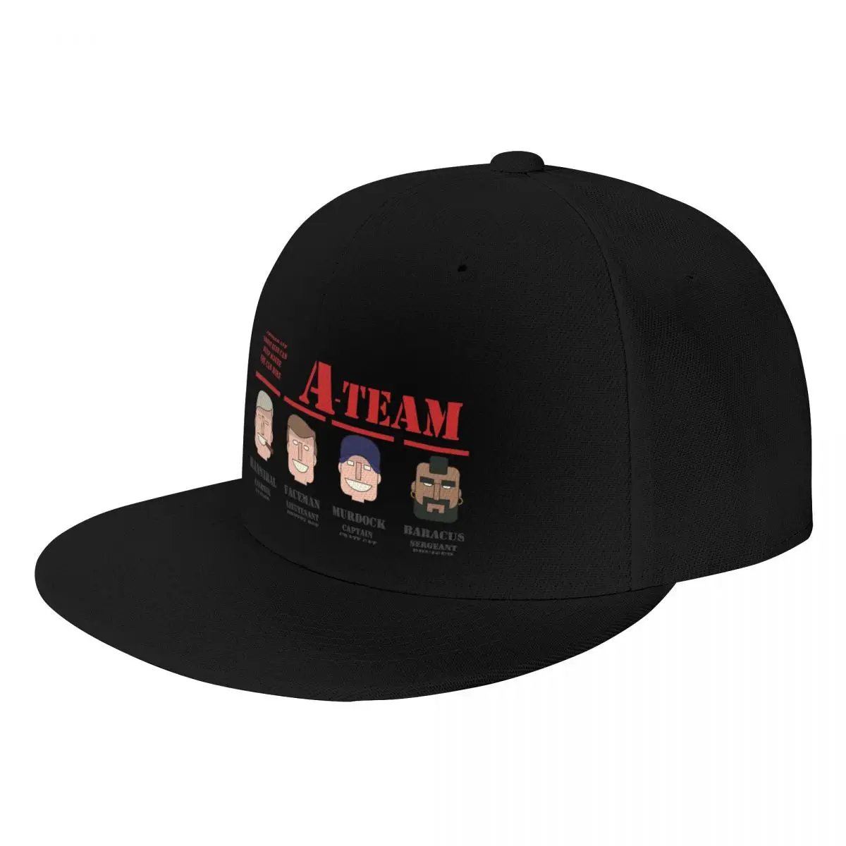 The A-Team Baseball Cap black Snap Back Hat Elegant Women's Hats Men's
The A-Team Baseball Cap black Snap Back Hat Elegant Women's Hats Men's