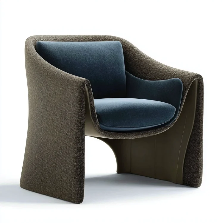 #Modern Curved Eco-Friendly Armchair For Home Office And Living Room Spaces
#Modern Curved Eco-Friendly Armchair For Home Office And Living Room Spaces