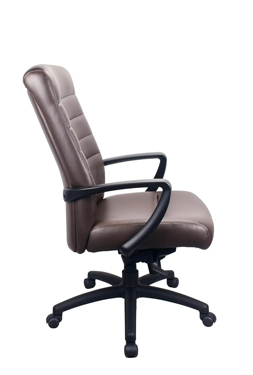 High Back Leather Office Chair Ergonomic Executive Swivel Tilt Adjustable, Brown, Customized
High Back Leather Office Chair Ergonomic Executive Swivel Tilt Adjustable, Brown, Customized