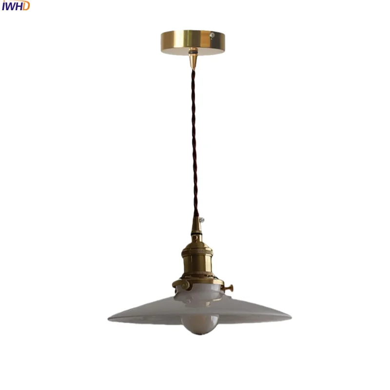 IWHD Copper Glass LED Pendant Lights Kitchen Island Living Dining Room Decoration House Minimalism Vintage Hanging Lamp Lighting
IWHD Copper Glass LED Pendant Lights Kitchen Island Living Dining Room Decoration House Minimalism Vintage Hanging Lamp Lighting
