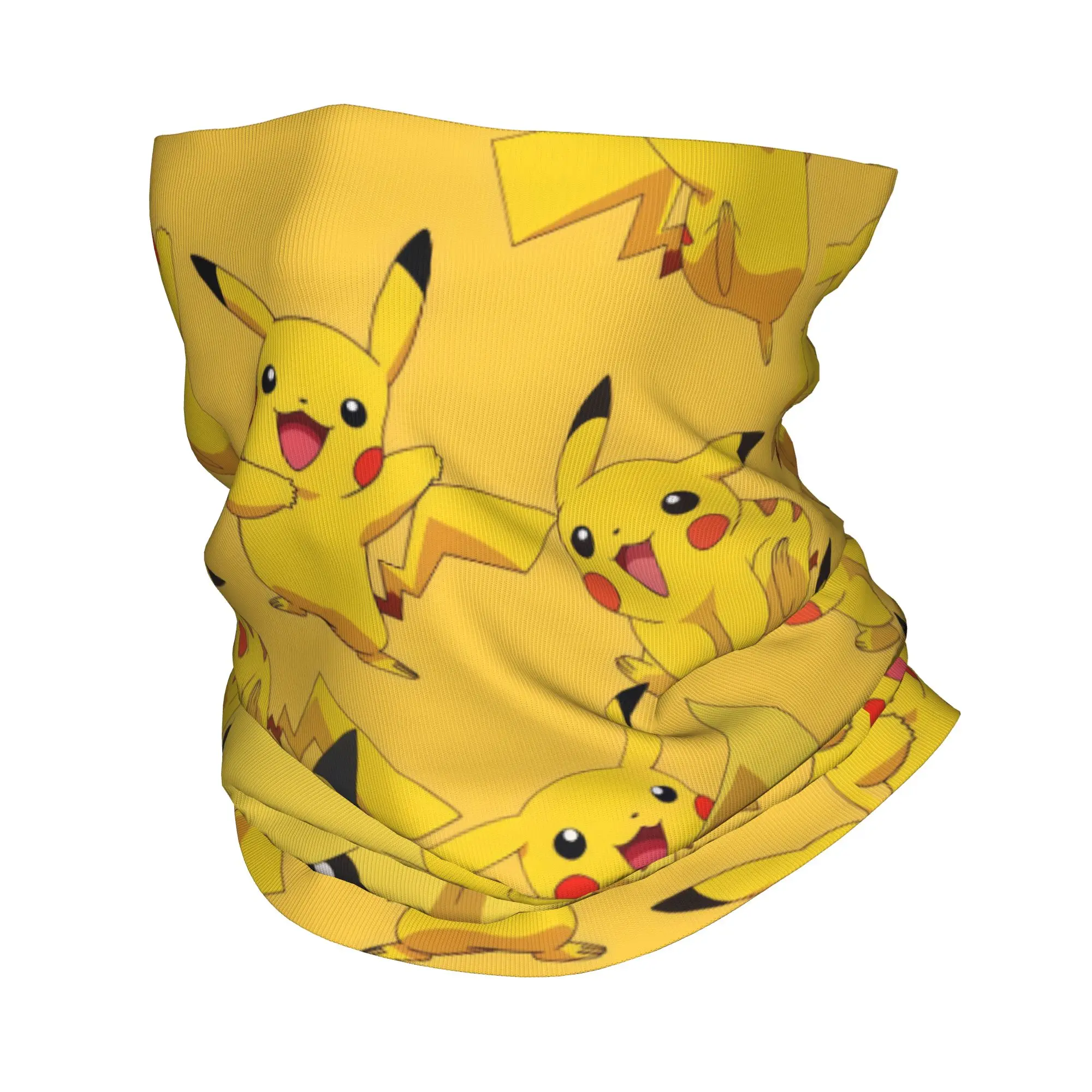 Pokemons Cartoon Pikachu Bandana Neck Gaiter Printed Balaclavas Mask Scarf Multifunctional Headband Riding for Men Women
Pokemons Cartoon Pikachu Bandana Neck Gaiter Printed Balaclavas Mask Scarf Multifunctional Headband Riding for Men Women