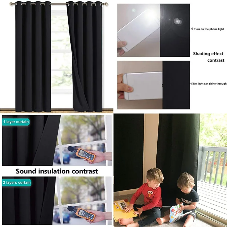 High-End Thermal Curtains, Full out Curtains 84 Inch Long for Dining Room, Soundproof Window Treatment Drapes for Hall Room,,52
High-End Thermal Curtains, Full out Curtains 84 Inch Long for Dining Room, Soundproof Window Treatment Drapes for Hall Room,,52