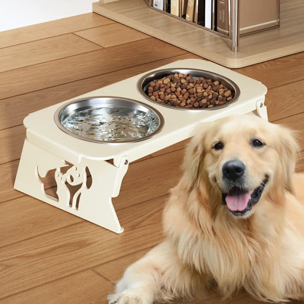 Dog Bowl Foldable Raised Pet Feeder Non-slip Anti-flip Dog Double Bowl Removable Water Food Bowl Pet Feeder Stand Dog Feeding
Dog Bowl Foldable Raised Pet Feeder Non-slip Anti-flip Dog Double Bowl Removable Water Food Bowl Pet Feeder Stand Dog Feeding