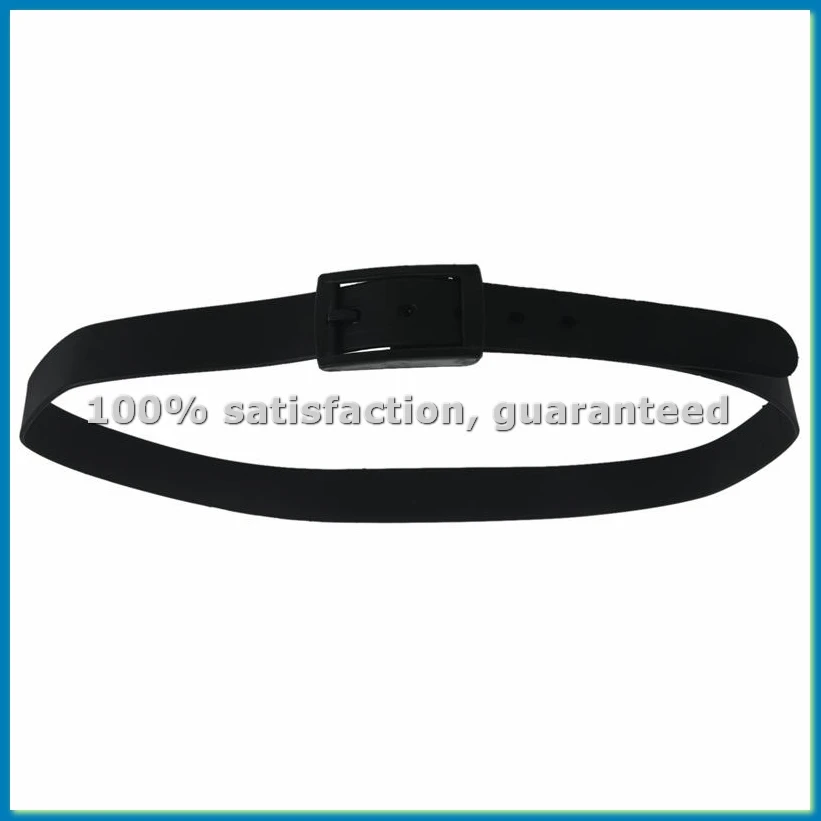 Men's Women's Silicone Belt Rubber Plastic Buckle Plain Leather Style Adjustable-Black
Men's Women's Silicone Belt Rubber Plastic Buckle Plain Leather Style Adjustable-Black