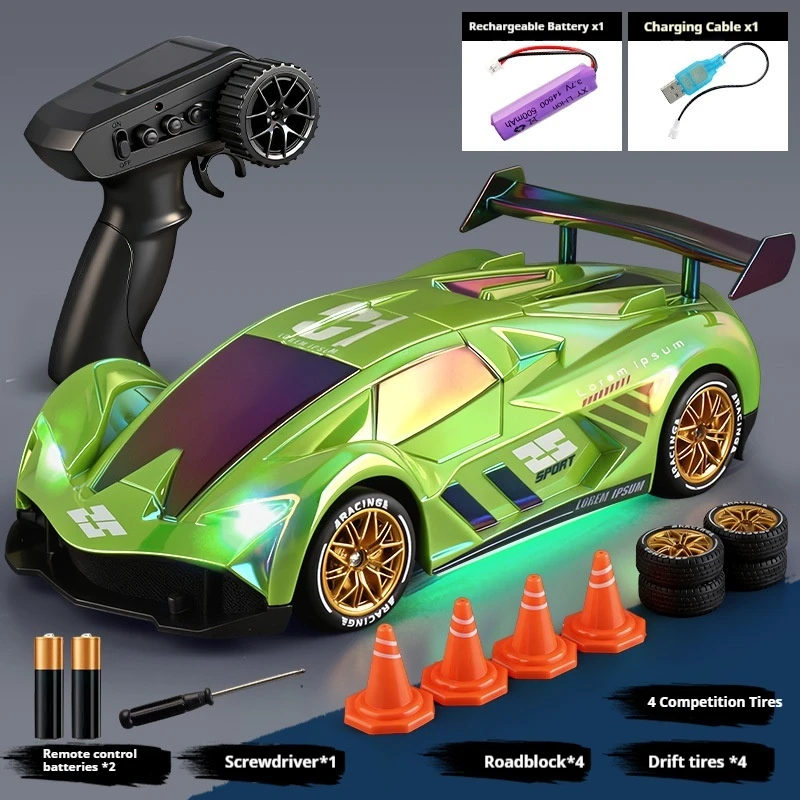 Performance Rc Drift Car 4WD 24G Full Proportional High Speed Rechargeable Remote Control Racing Car For Hobby Enthusiast
Performance Rc Drift Car 4WD 24G Full Proportional High Speed Rechargeable Remote Control Racing Car For Hobby Enthusiast