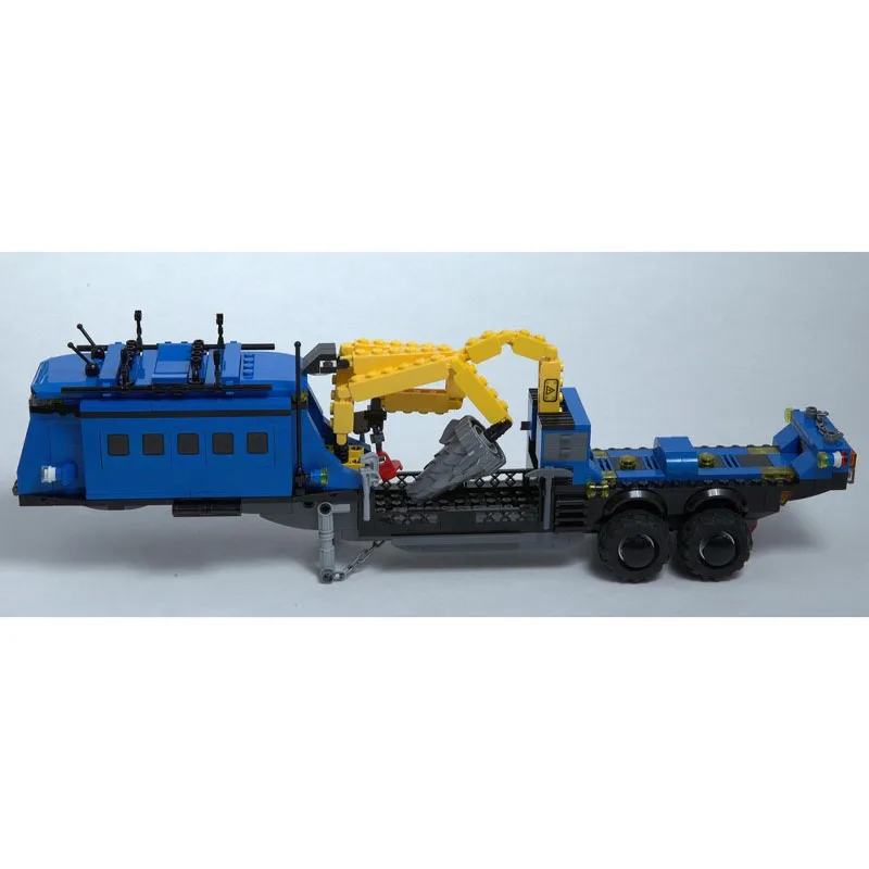 MOC-147929 New Cargo Flat-Nose Truck with Semi-Trailer Building Block Model, 1022 Parts, Boys' Children's Birthday Toy Gift
MOC-147929 New Cargo Flat-Nose Truck with Semi-Trailer Building Block Model, 1022 Parts, Boys' Children's Birthday Toy Gift