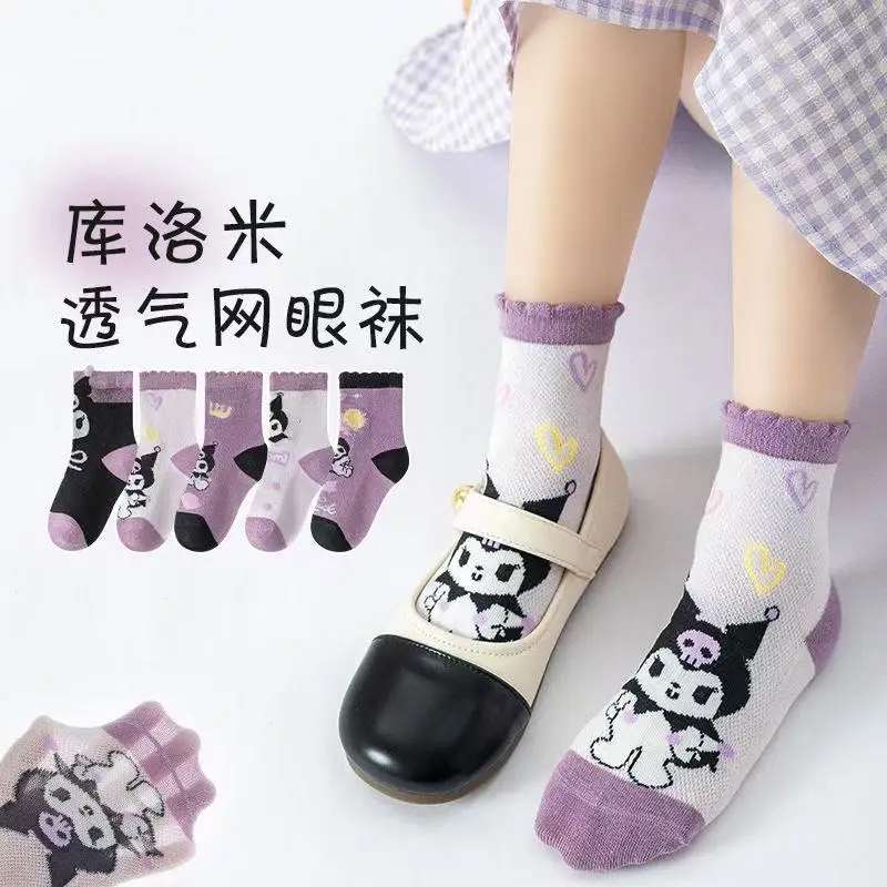 Sanrio Spring/Summer Kuromi Girls Socks Middle Socks Cute Cartoon Cotton Socks Girls Gift
Sanrio Spring/Summer Kuromi Girls Socks Middle Socks Cute Cartoon Cotton Socks Girls Gift