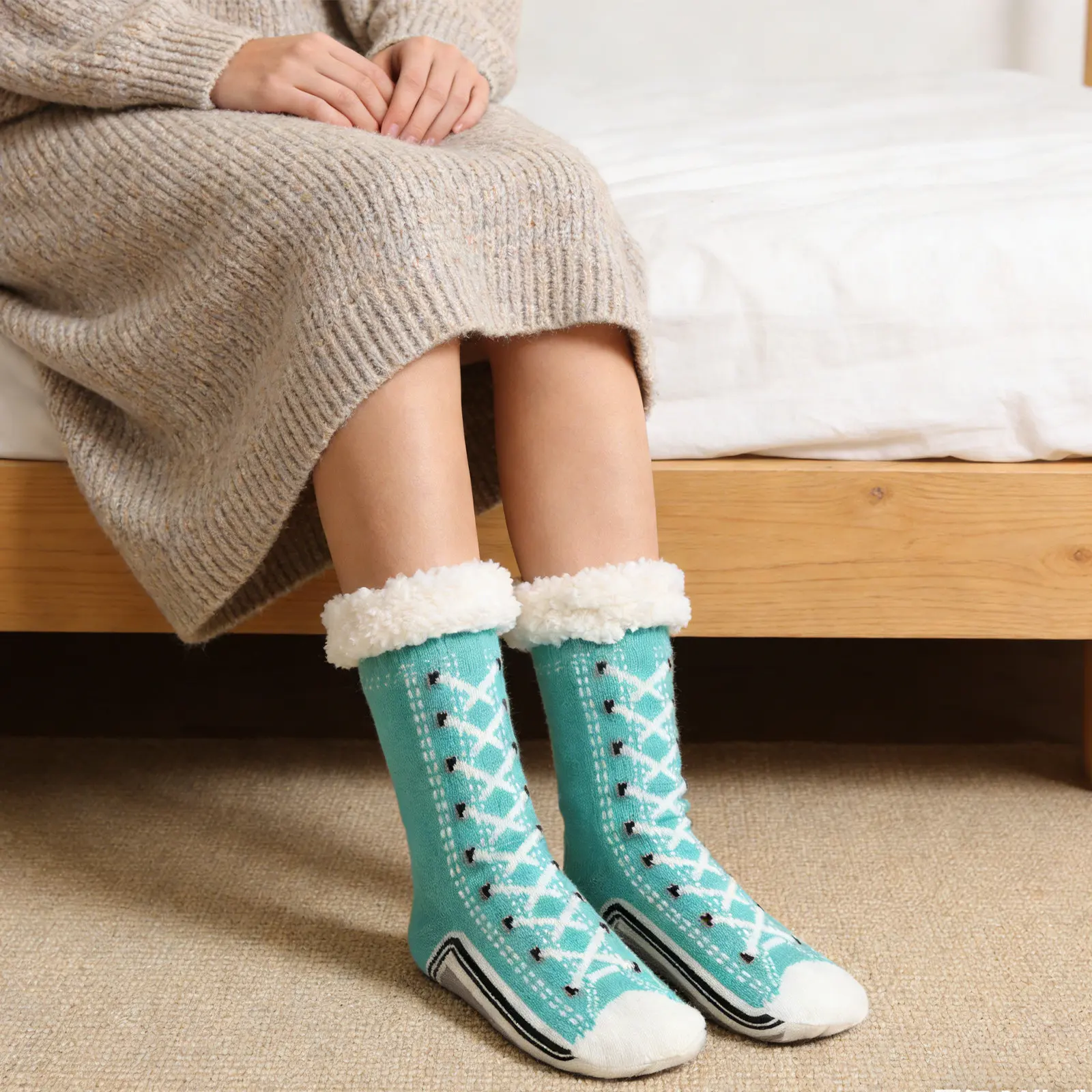 1 пара носков с электрическим подогревом, зимние вязаные носки с USB-питанием, 45 см, термостойкие, противоскользящие, с подогревом, для мужчин и женщин, для активного отдыха
1 пара носков с электрическим подогревом, зимние вязаные носки с USB-питанием, 45 см, термостойкие, противоскользящие, с подогревом, для мужчин и женщин, для активного отдыха