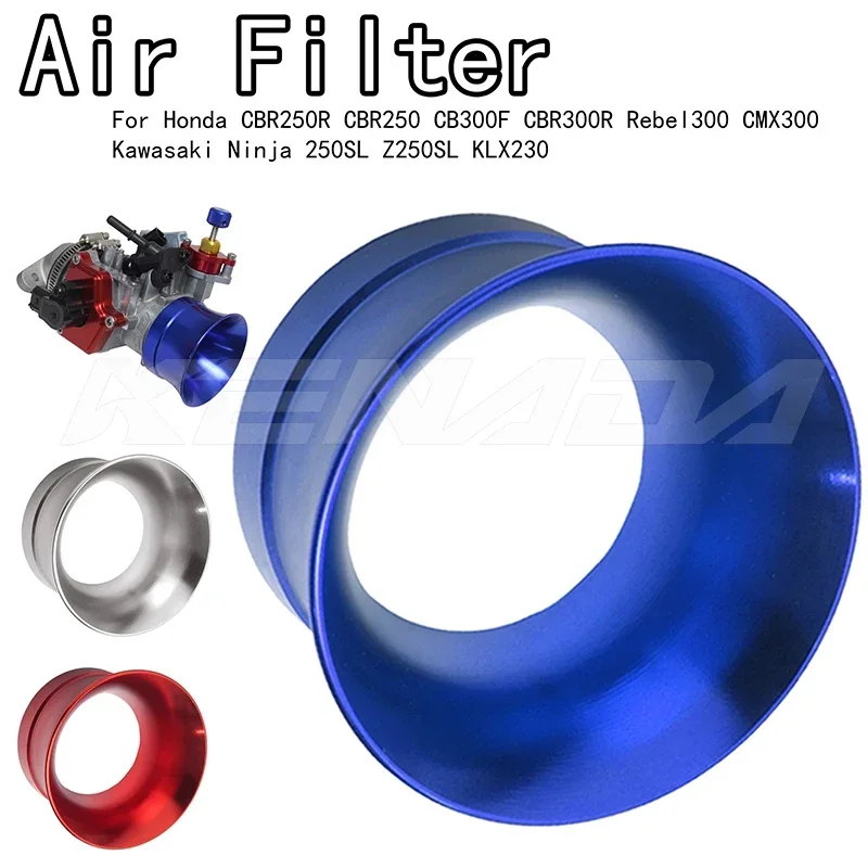 Universal 53mm Air Filter Motorbike Wind Cup Horn Cup For Honda CBR250R CBR250 2011-2013 CB300F CBR300 2017-2019 Rebel300 CMX300
Universal 53mm Air Filter Motorbike Wind Cup Horn Cup For Honda CBR250R CBR250 2011-2013 CB300F CBR300 2017-2019 Rebel300 CMX300