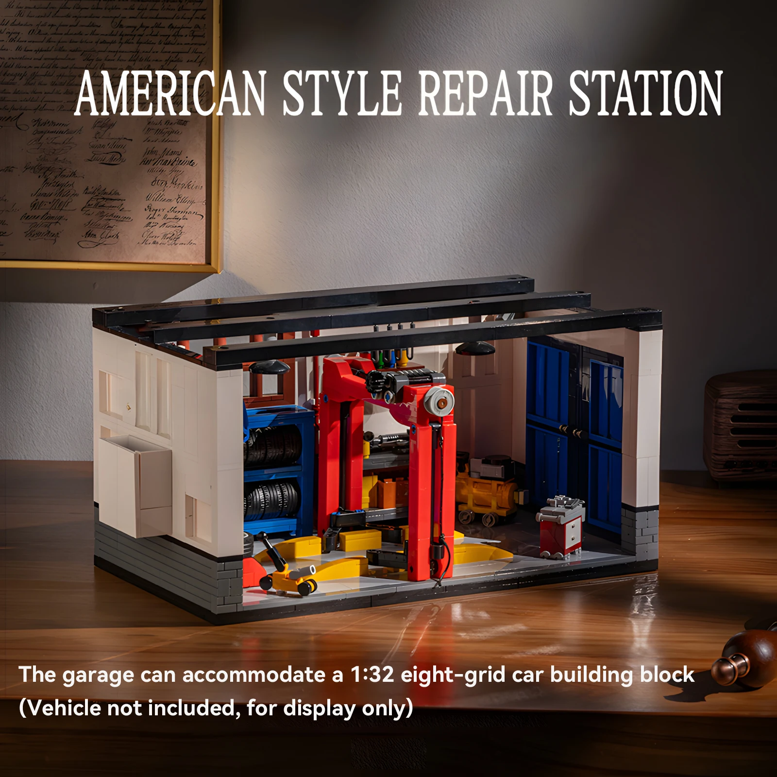 MOC American Auto Repair Shop Building Blocks, Car Modification Garage Street View Model , Sports Car Workshop for Adults Gift
MOC American Auto Repair Shop Building Blocks, Car Modification Garage Street View Model , Sports Car Workshop for Adults Gift