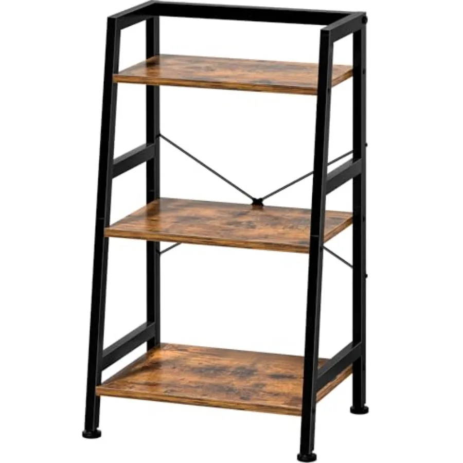 Bookshelf Ladder Shelf Industrial Bookcase with Steel Frame Metal Small Bookcase stand up shelves for Living Room Home Office K
Bookshelf Ladder Shelf Industrial Bookcase with Steel Frame Metal Small Bookcase stand up shelves for Living Room Home Office K