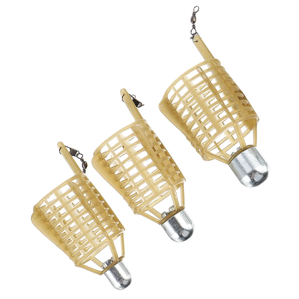 3 Pcs Fishing Bait Cage Iron Cages Circle Trap Feeder ABS Material Portable Mesh Structure Small Size Space Saving Crab Eel
3 Pcs Fishing Bait Cage Iron Cages Circle Trap Feeder ABS Material Portable Mesh Structure Small Size Space Saving Crab Eel