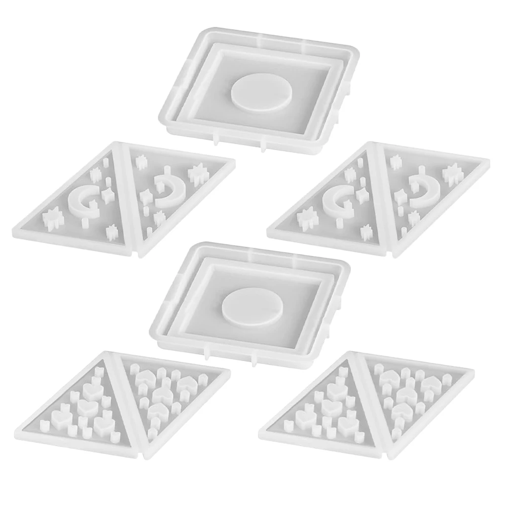 2 Sets Pyramid Resin Silicone Hollow Geometric Holder For Aromatherapy Wax Diy Craft Home Decor Wedding Tealight Holder Silicone 
2 Sets Pyramid Resin Silicone Hollow Geometric Holder For Aromatherapy Wax Diy Craft Home Decor Wedding Tealight Holder Silicone