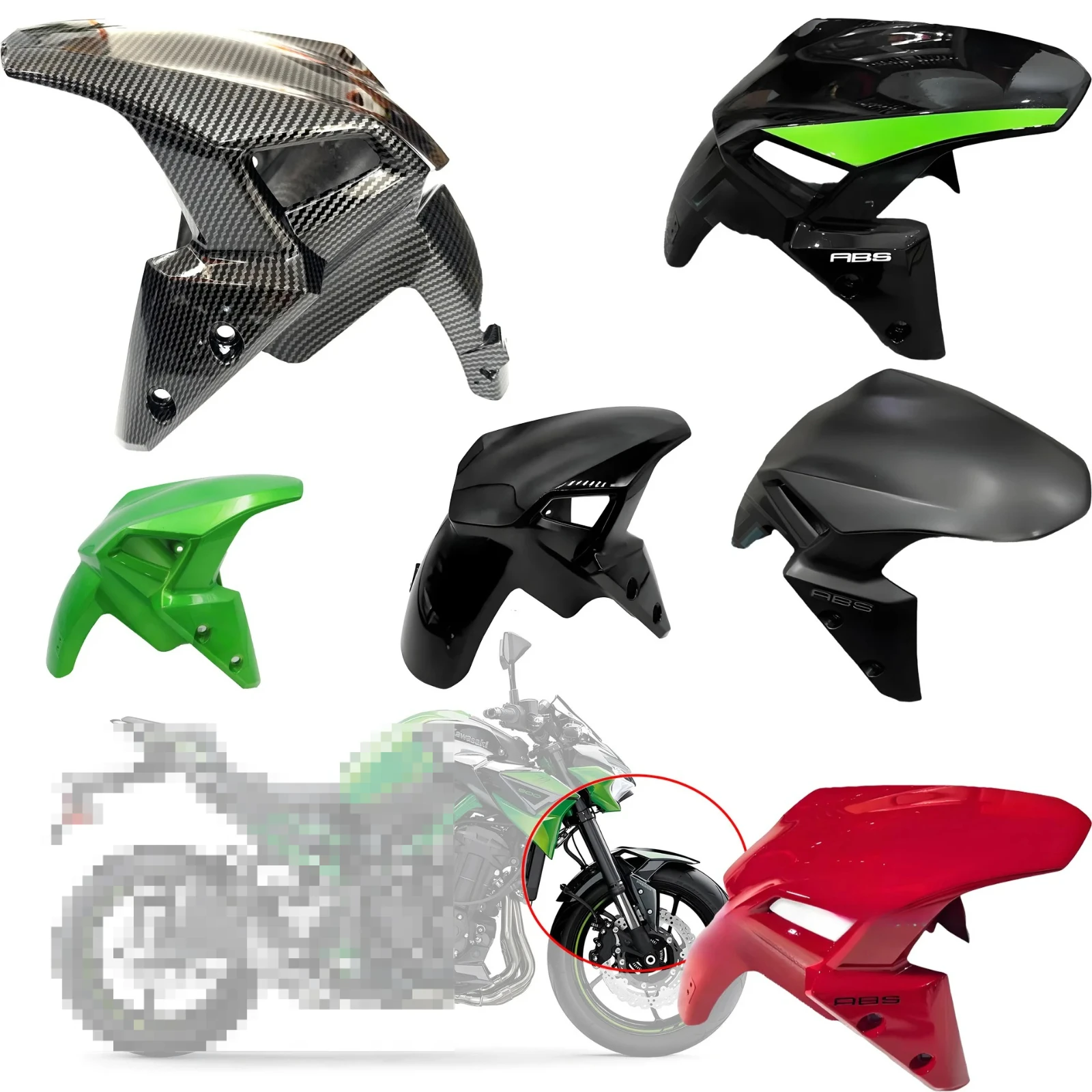 Motorcycle Fender Mudguard Unpainted Front Wheel Cover For Kawasaki Z900 Z 900 2017-2024 Tire Hugger Mud Splash Guard Protector
Motorcycle Fender Mudguard Unpainted Front Wheel Cover For Kawasaki Z900 Z 900 2017-2024 Tire Hugger Mud Splash Guard Protector