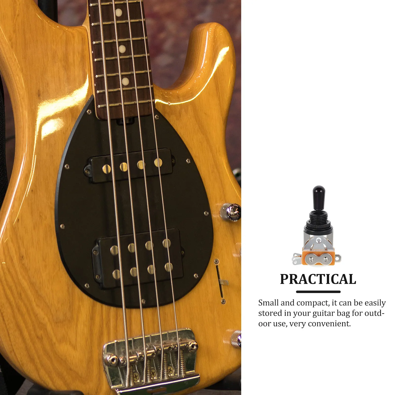 Electric Guitar Pickup Toggle Switch Metal 3 Way Selector Durable Compact Easy Install Guitar Parts Accessories
Electric Guitar Pickup Toggle Switch Metal 3 Way Selector Durable Compact Easy Install Guitar Parts Accessories