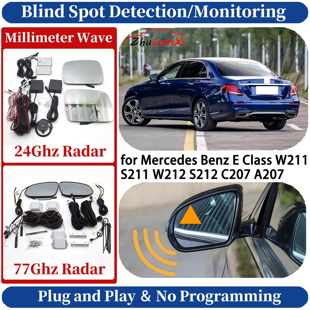 Blind Spot Monitoring/Detection System for Mercedes Benz E Class W211 S211 W212 S212 C207 A207 Night Safe Driving Side Assist
Blind Spot Monitoring/Detection System for Mercedes Benz E Class W211 S211 W212 S212 C207 A207 Night Safe Driving Side Assist
