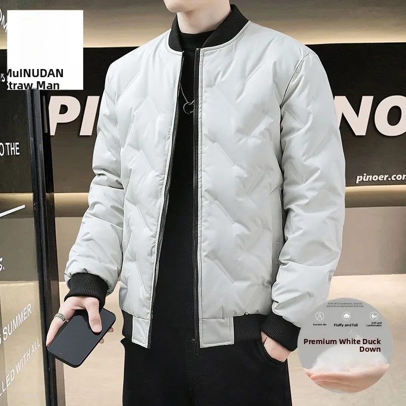 Lightweight Thiened Baseball Collar down Cotton Jaet Men's Winter New Sle Casual Warm ort Coat Mexican Brand
Lightweight Thiened Baseball Collar down Cotton Jaet Men's Winter New Sle Casual Warm ort Coat Mexican Brand