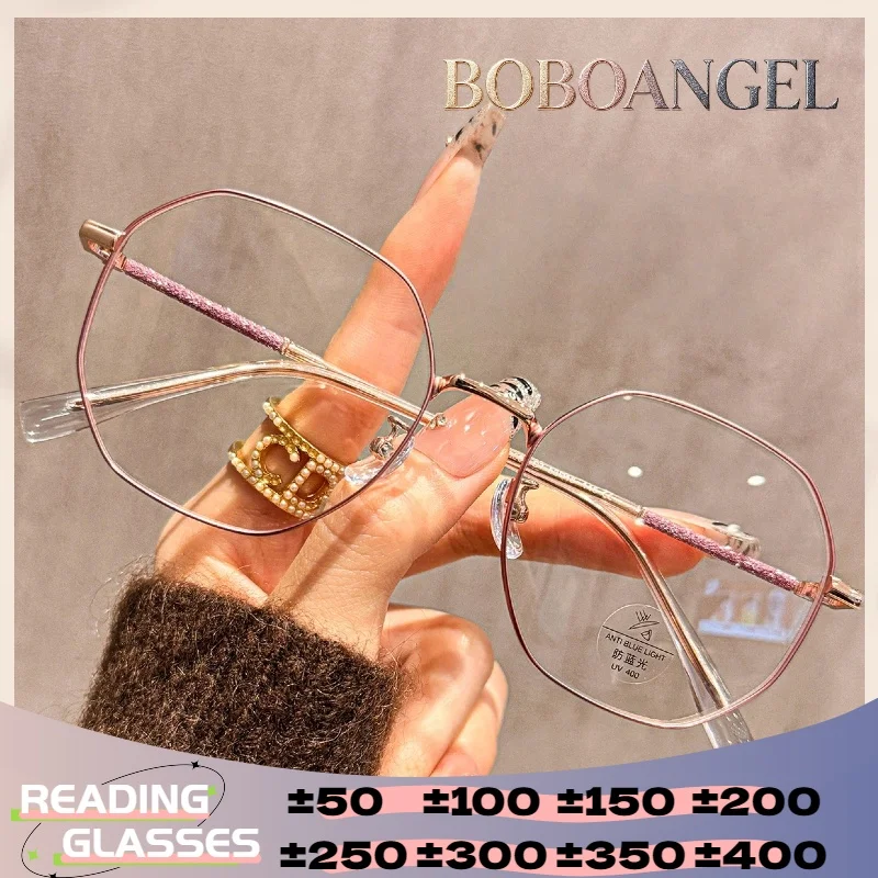 BOBOANGEL Reading Glasses Oversize Frame Rectangle Fashion Optical Anti Blue Ray Myopia Progressive Prescription Eyeglasses
BOBOANGEL Reading Glasses Oversize Frame Rectangle Fashion Optical Anti Blue Ray Myopia Progressive Prescription Eyeglasses