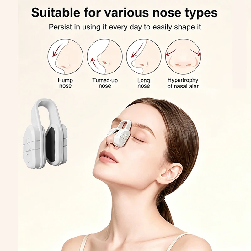 Intelligent Nose Shaping Device, Microcurrent Pulse Nose Shaping Instrument, Facial Lifting Massage Tool For Various Nose Shapes
Intelligent Nose Shaping Device, Microcurrent Pulse Nose Shaping Instrument, Facial Lifting Massage Tool For Various Nose Shapes