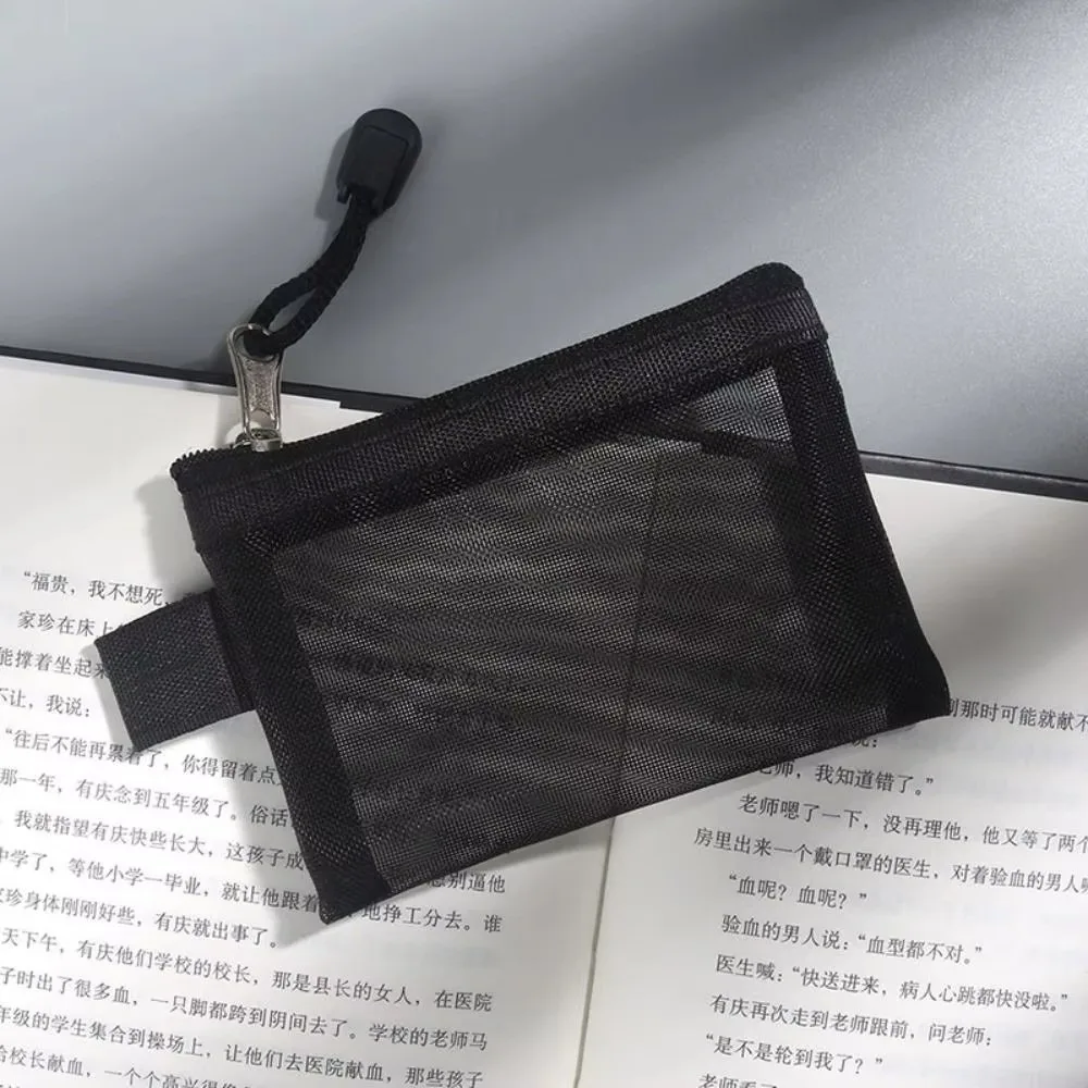 Portable Clear Mesh Zipper Bag Mesh Bag Nylon Change Storage Bag Coin Card Bag Data Cable Storage Bag Cosmetic Bag
Portable Clear Mesh Zipper Bag Mesh Bag Nylon Change Storage Bag Coin Card Bag Data Cable Storage Bag Cosmetic Bag