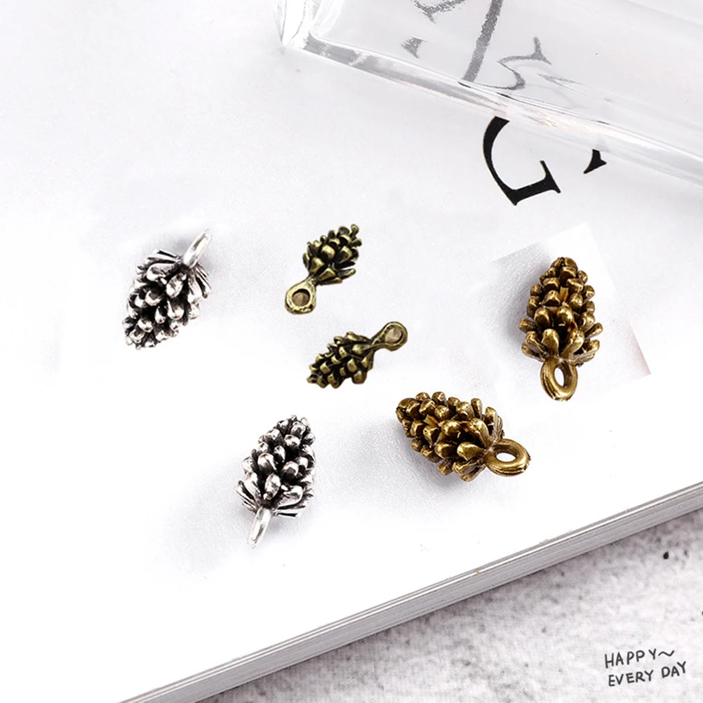 50Pcs Christmas Pine Cone Alloy Pendants for DIY Jewelry Making Necklaces Bracelets Earrings Accessories
50Pcs Christmas Pine Cone Alloy Pendants for DIY Jewelry Making Necklaces Bracelets Earrings Accessories