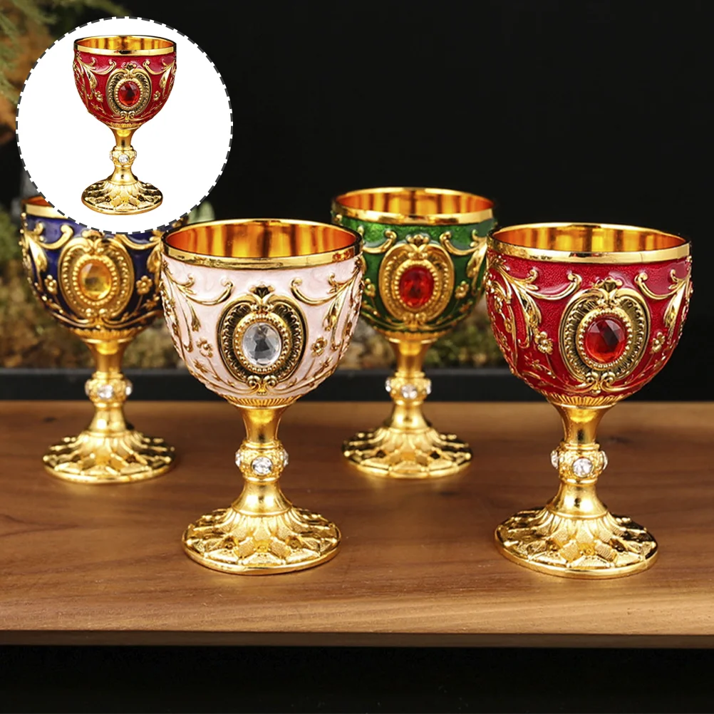 2 Pcs European Glass Drink Accessories Small Cup Metal Cups Household Aluminum Alloy Compact
2 Pcs European Glass Drink Accessories Small Cup Metal Cups Household Aluminum Alloy Compact