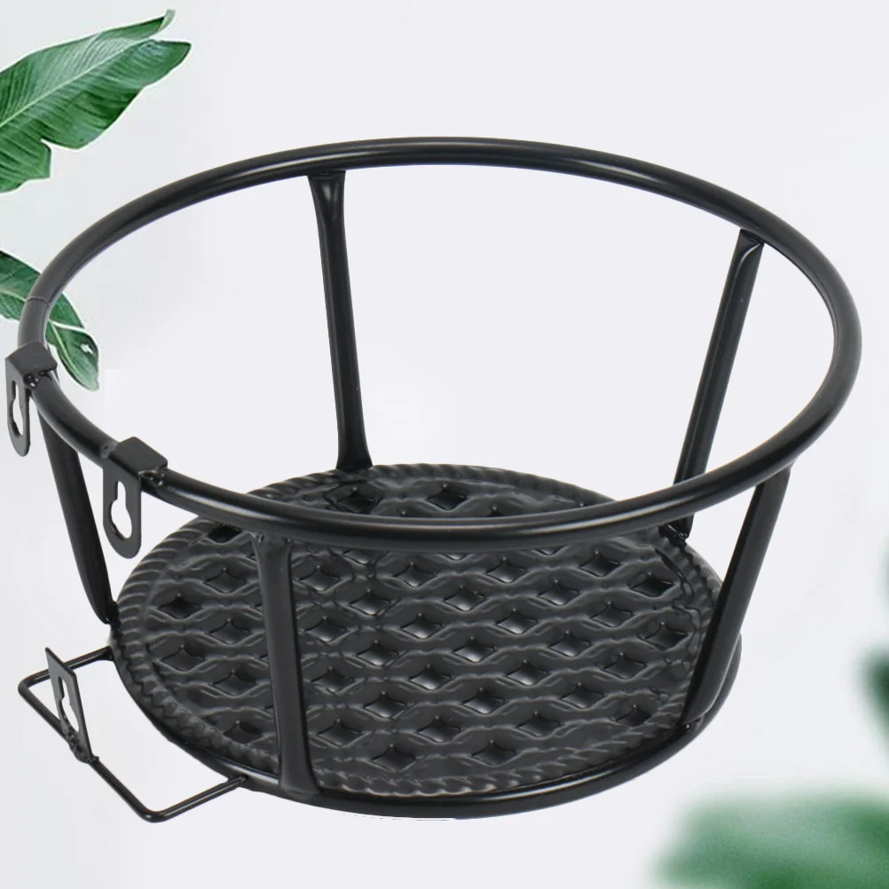1pc Iron Round Hanging Plant Holder Wall Mounted Flowerpot Shelf For Balcony Garden Decor Hollow Design Space Saving Bonsai Rack
1pc Iron Round Hanging Plant Holder Wall Mounted Flowerpot Shelf For Balcony Garden Decor Hollow Design Space Saving Bonsai Rack
