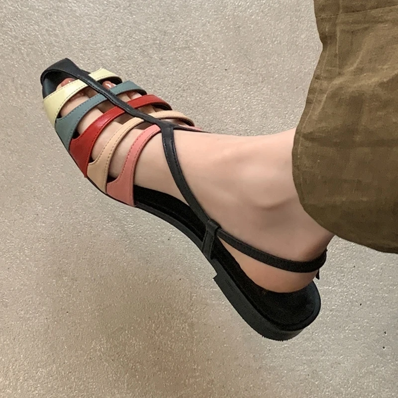 AIYUQI 2026 New Women's Sandals Genuine Leather Cutouts Women Cage Shoes Large Beach female Roman Sandals
AIYUQI 2026 New Women's Sandals Genuine Leather Cutouts Women Cage Shoes Large Beach female Roman Sandals