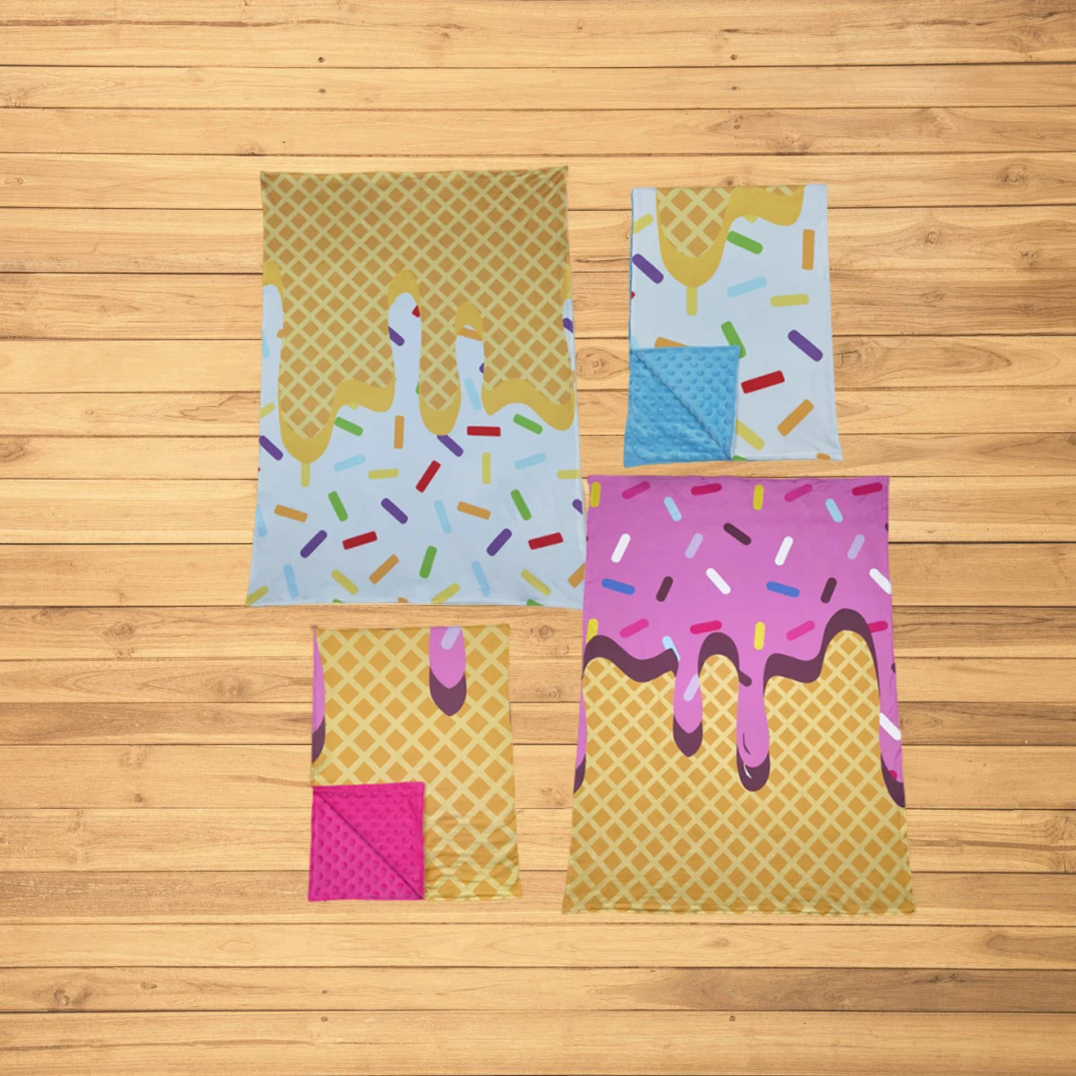 Wholesale hot sale western boutique fashion classic children newborn toddler boys and girls Sibling Baby Kids Ice Cream Blankets
Wholesale hot sale western boutique fashion classic children newborn toddler boys and girls Sibling Baby Kids Ice Cream Blankets