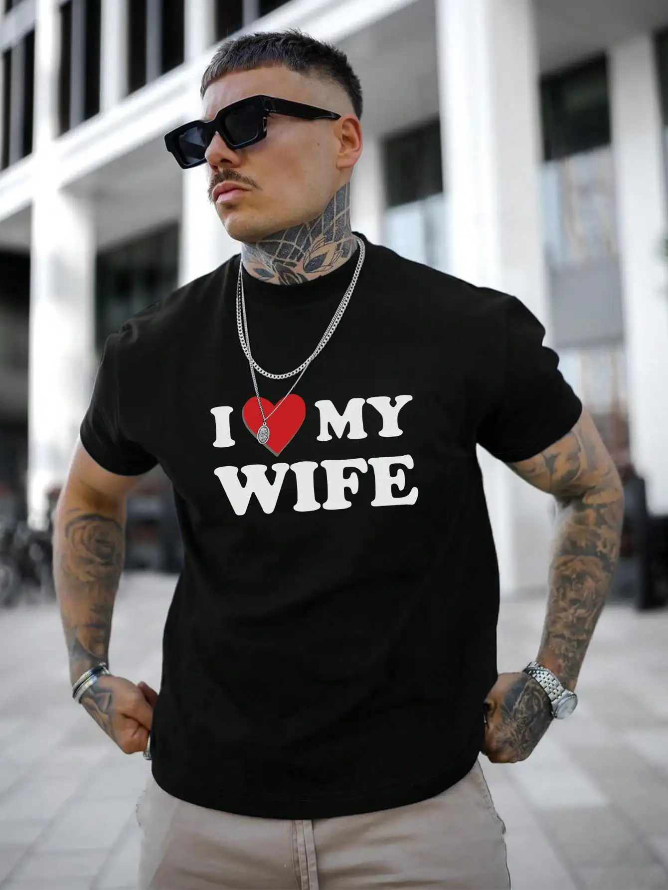 Мужская повседневная футболка с коротким рукавом и принтом в виде сердца, для весенне-летнего сезона, на каждый день
Мужская повседневная футболка с коротким рукавом и принтом в виде сердца, для весенне-летнего сезона, на каждый день