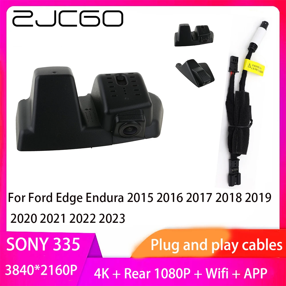 ZJCGO Plug and Play DVR Dash Cam UHD 4K 2160P Video Recorder for Ford Edge Endura 2015-2023
ZJCGO Plug and Play DVR Dash Cam UHD 4K 2160P Video Recorder for Ford Edge Endura 2015-2023