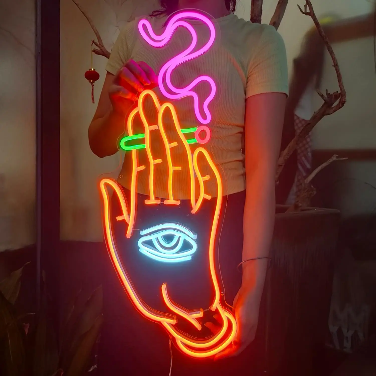 Lonely Hand Eye Led Neon Light Sign USB Powered Aesthetics Neon Sign For Wall Decor Room Party Decor Birthday Handmade Art Gift
Lonely Hand Eye Led Neon Light Sign USB Powered Aesthetics Neon Sign For Wall Decor Room Party Decor Birthday Handmade Art Gift