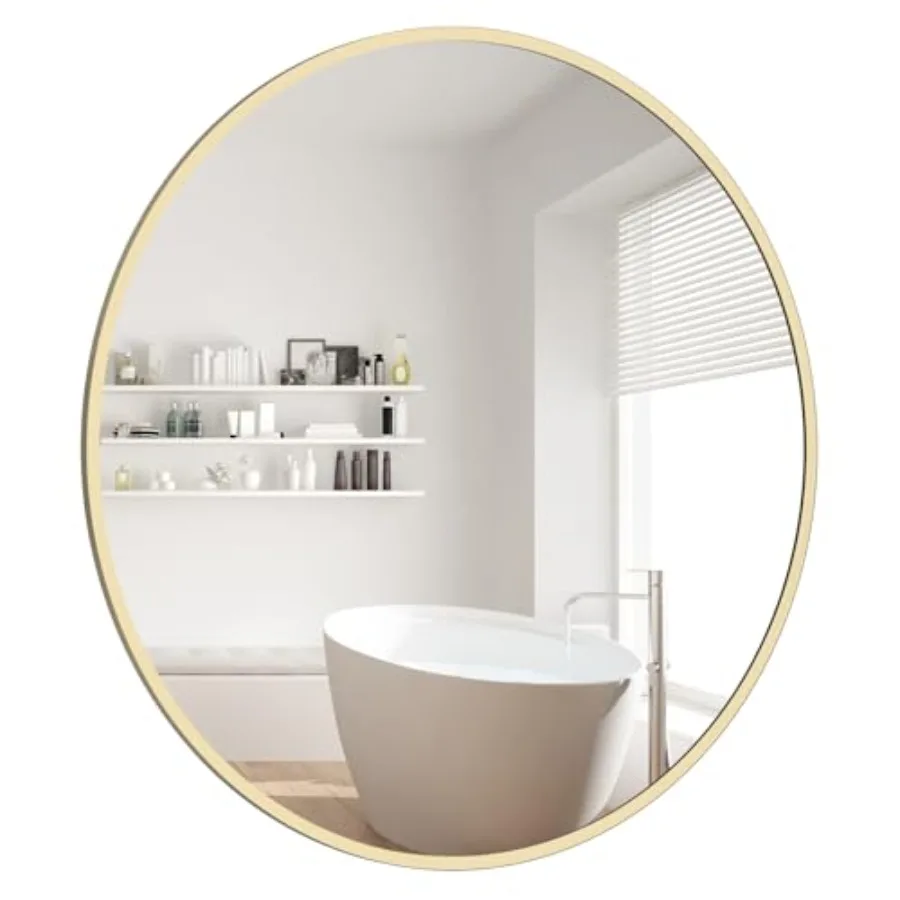 20 inch Round Mirror Circle Wall Mirror for Bathroom with Framed, Round Wall Mirror for Wall Decor, Vanity, Entryway Living Roo
20 inch Round Mirror Circle Wall Mirror for Bathroom with Framed, Round Wall Mirror for Wall Decor, Vanity, Entryway Living Roo